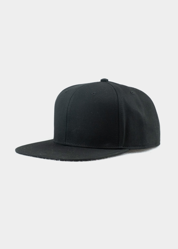 Cap "BC Basic: Flat" - schwarz (Snapback)